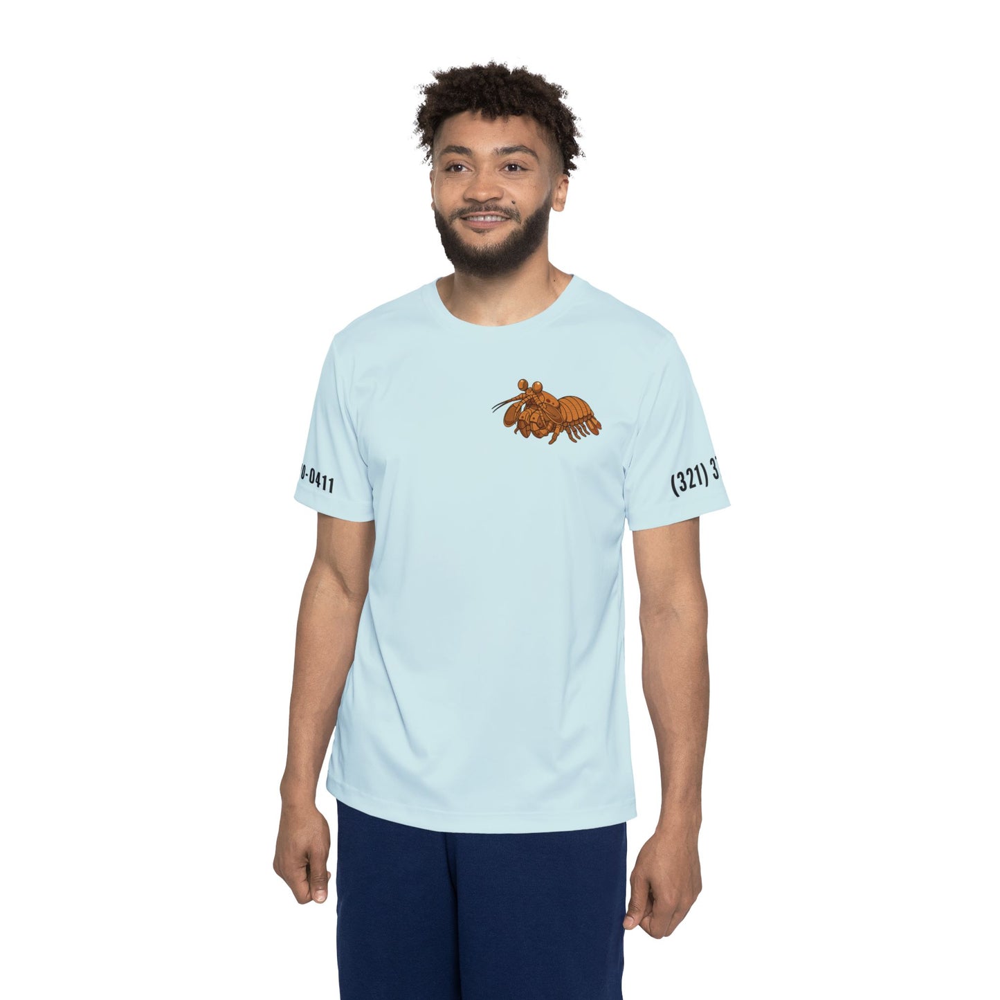 Sports Jersey - Full Image with Wooden Shrimp