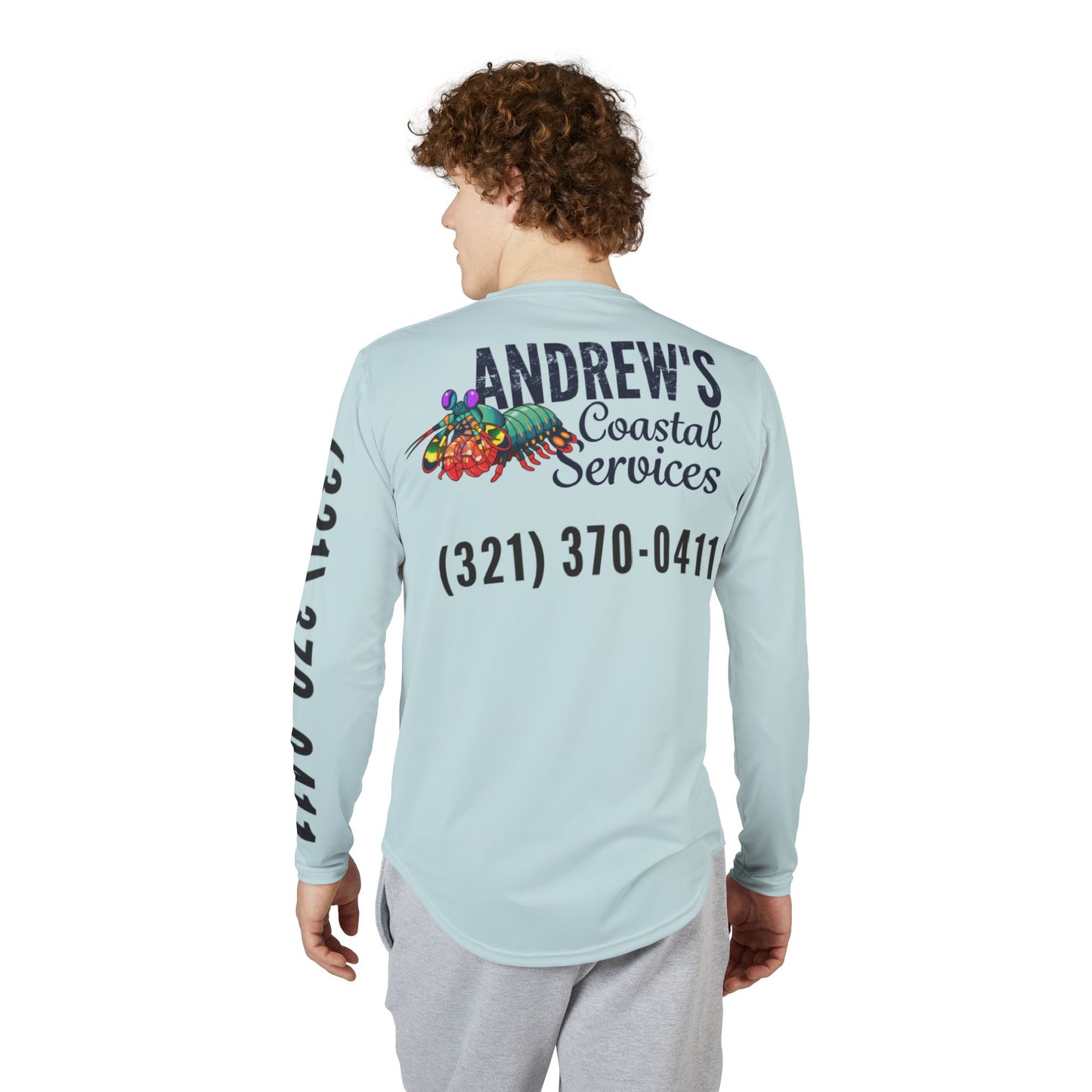 UV Protection Long Sleeve Shirt - Three Line Alt Logo