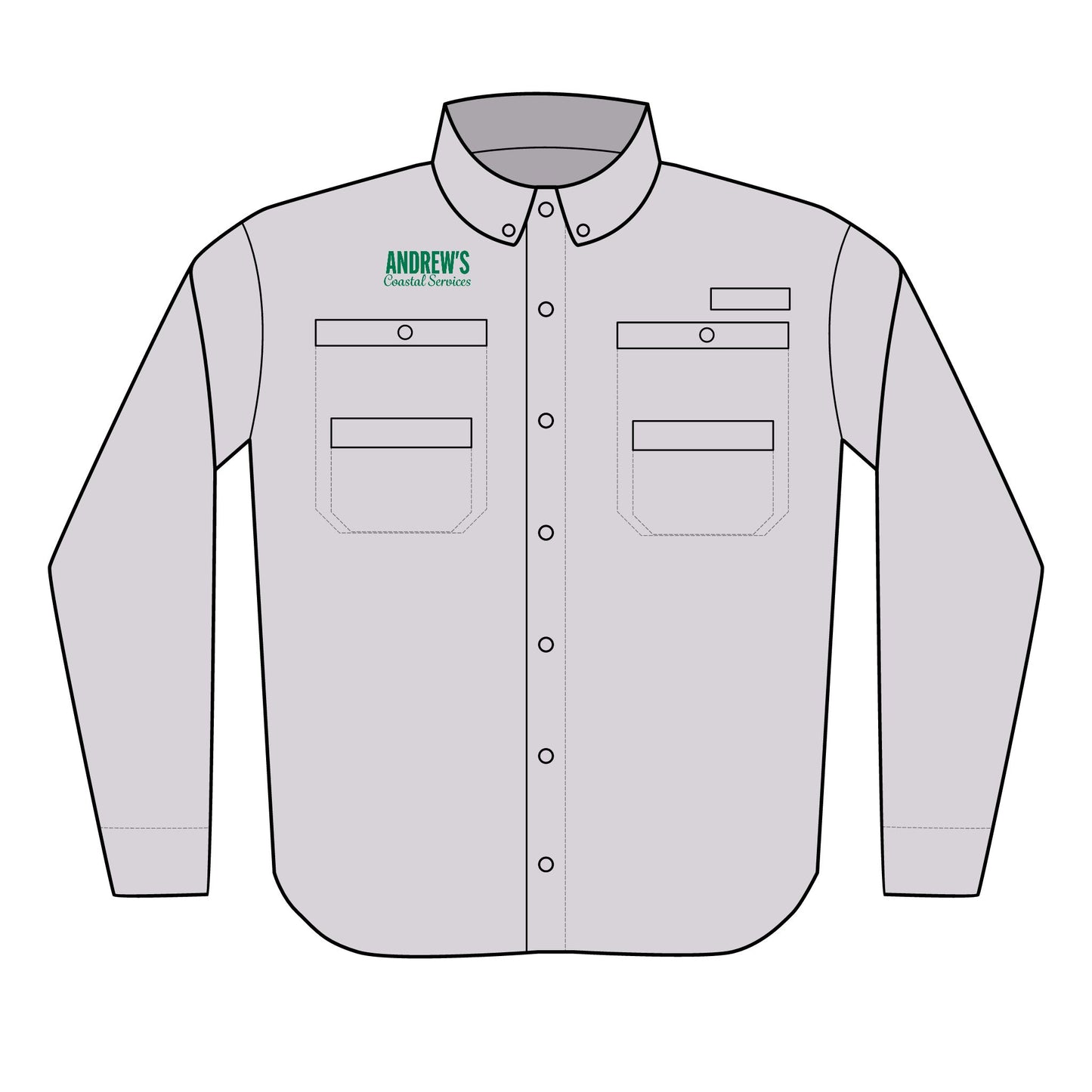 Men's PFG Tamiami™ II Shirt (Embroidery) - Main Logo Text