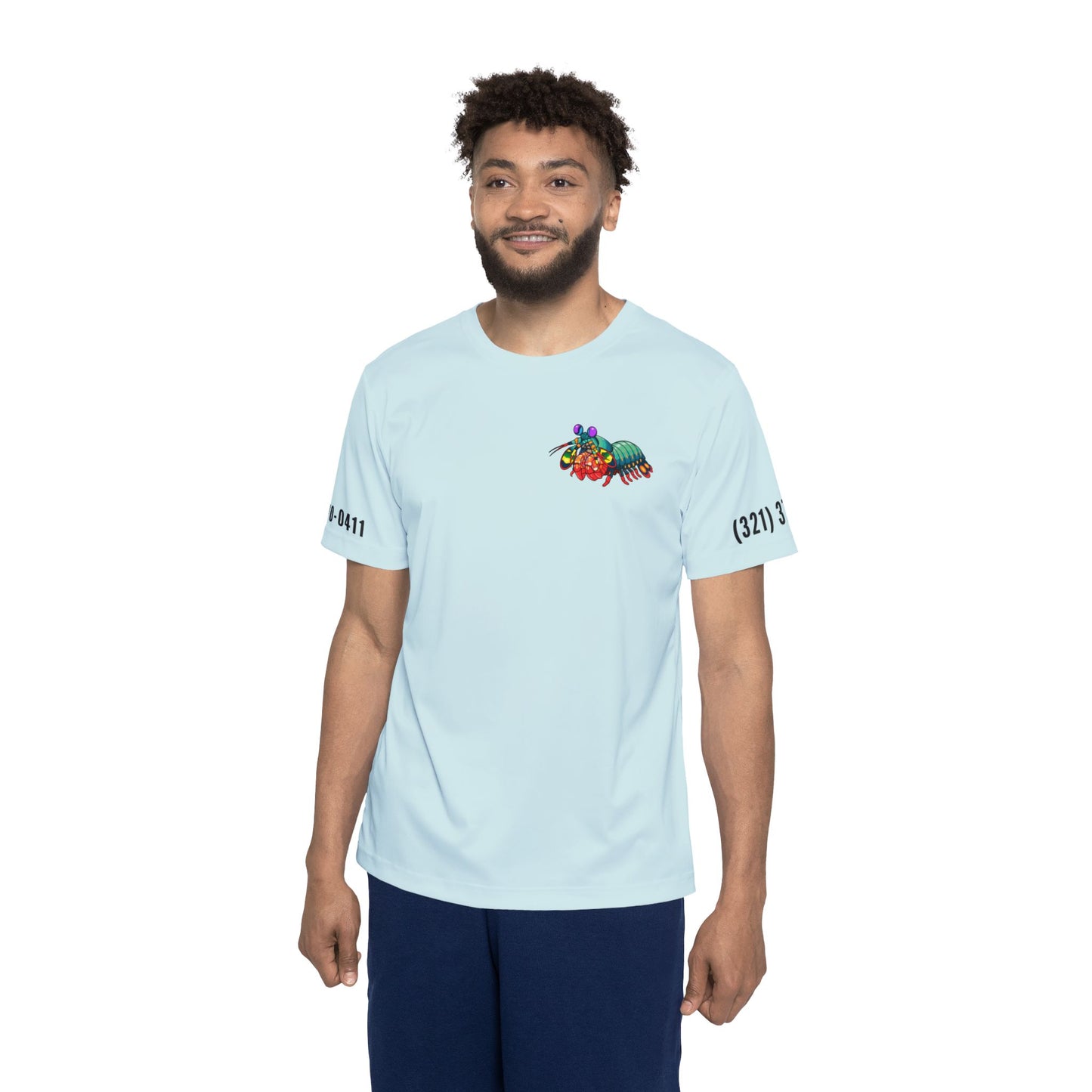 Sports Jersey - Full Image with Colored Shrimp