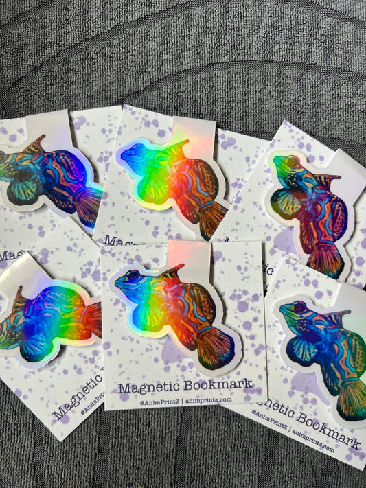 Mandarin Goby Fish Magnetic Bookmark