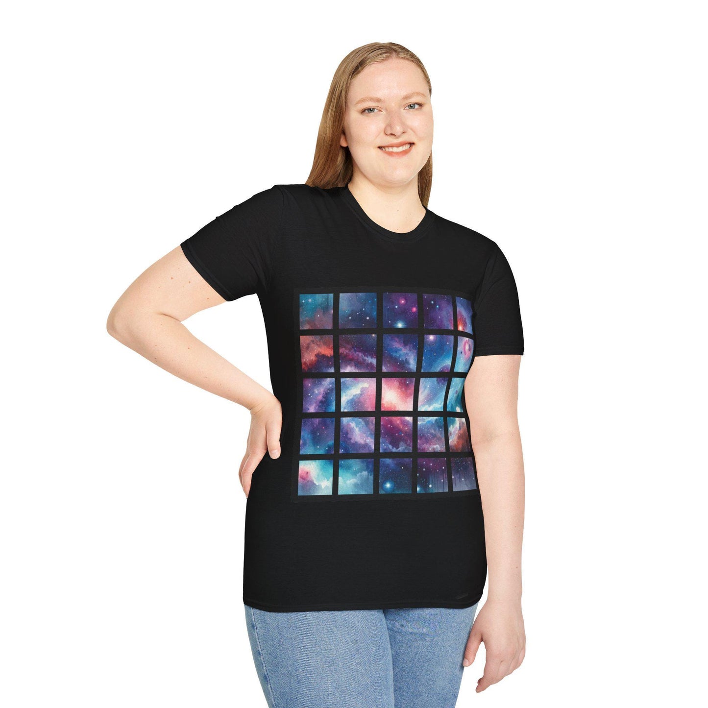 The Galaxy Grid Unisex Softstyle T-Shirt