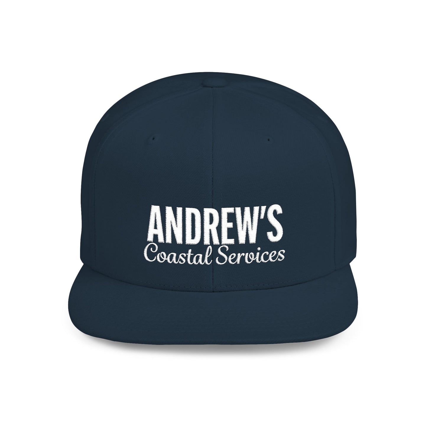 Flat Bill Snapback - Main Logo Text
