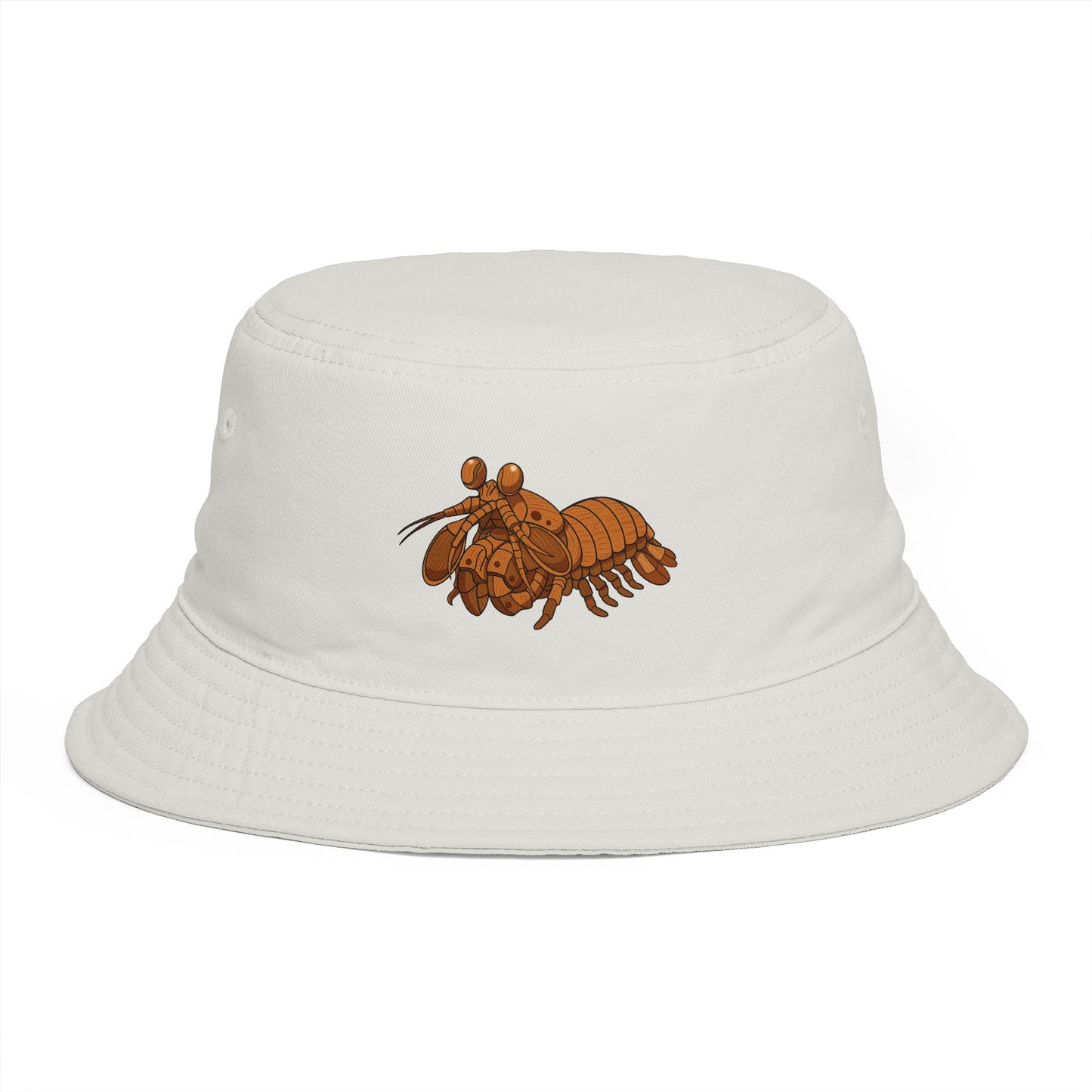 Bucket Hat, Wood Shrimp Mascot