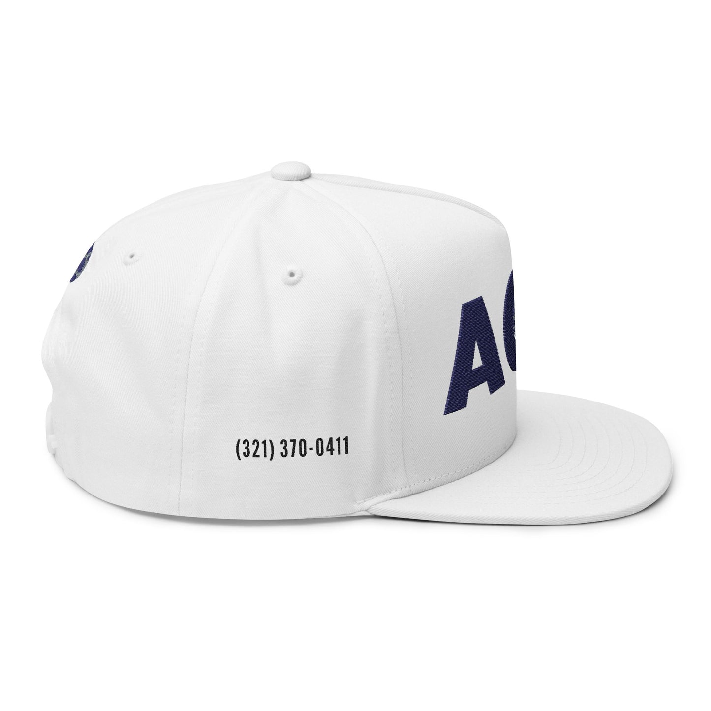 Flat Bill Cap (Embroidery)