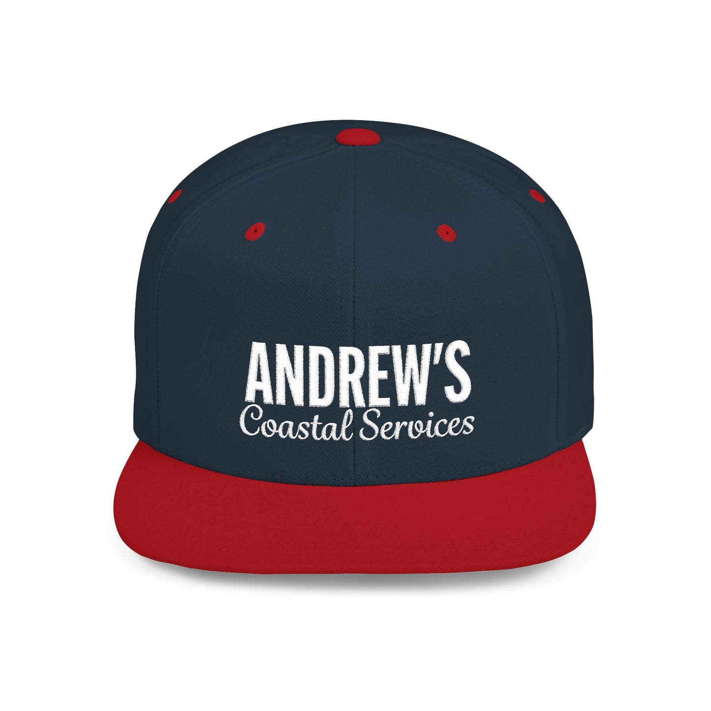Flat Bill Snapback - Main Logo Text