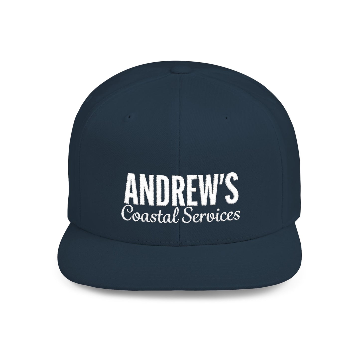 Flat Bill Snapback - Main Logo Text