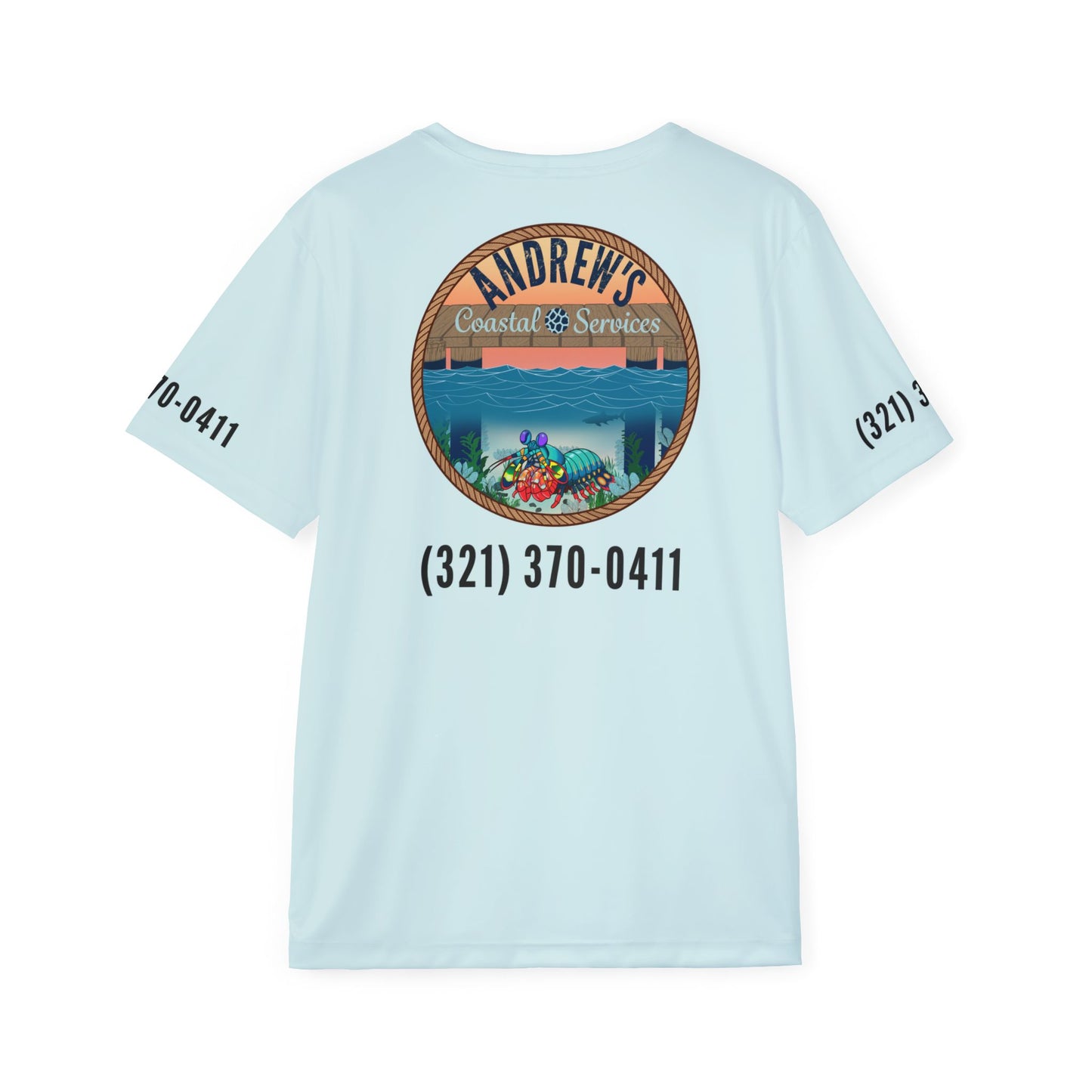 Sports Jersey - Full Image with Colored Shrimp