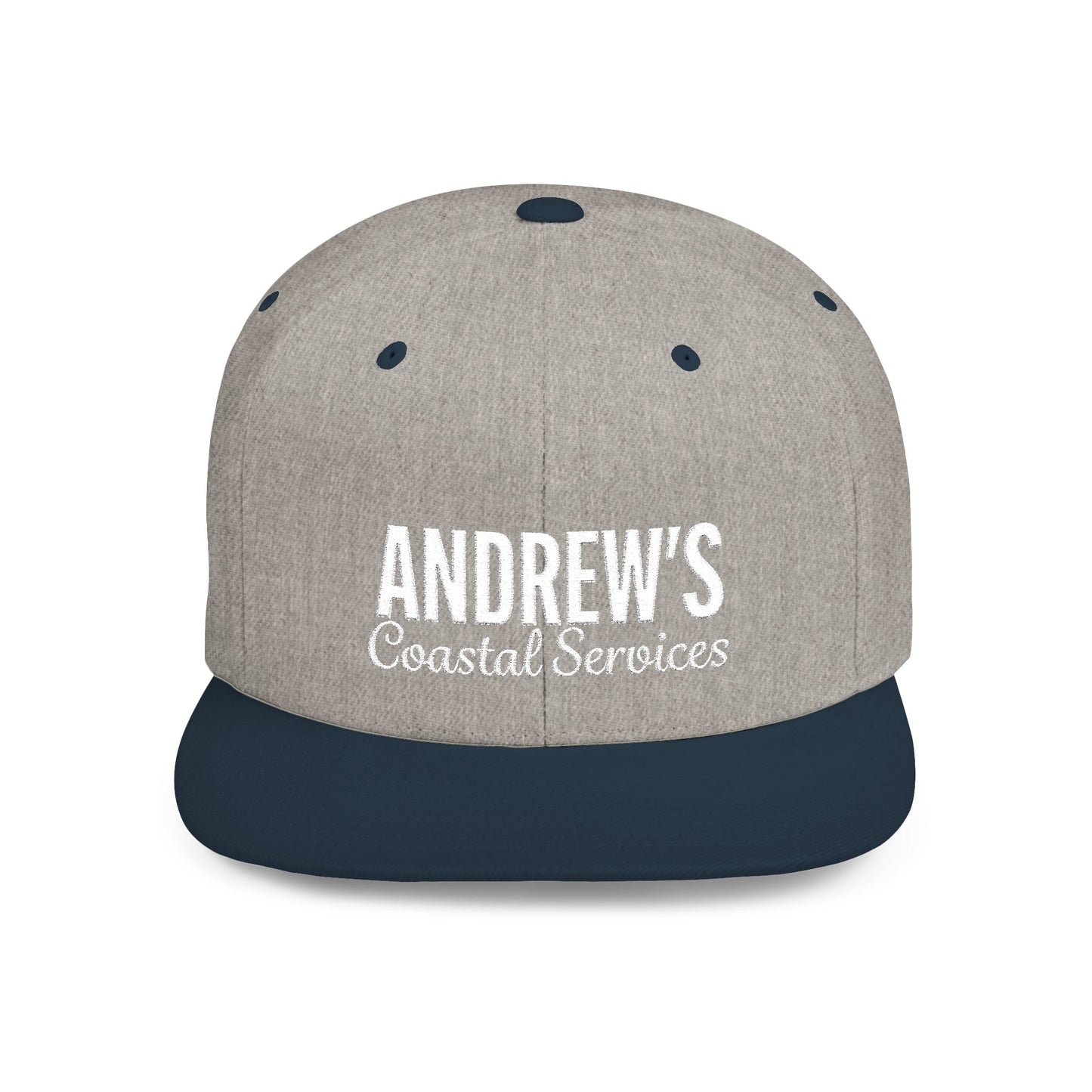 Flat Bill Snapback - Main Logo Text