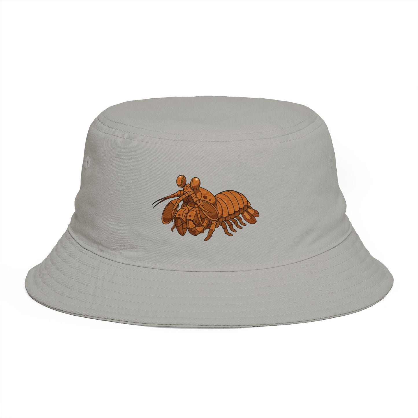 Bucket Hat, Wood Shrimp Mascot