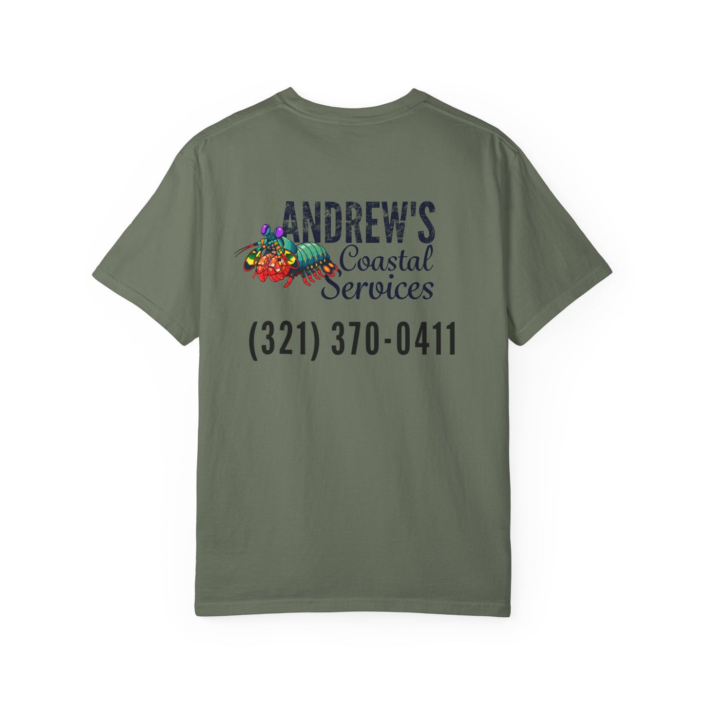 Unisex Garment-Dyed T-shirt - Three Line Alt Logo