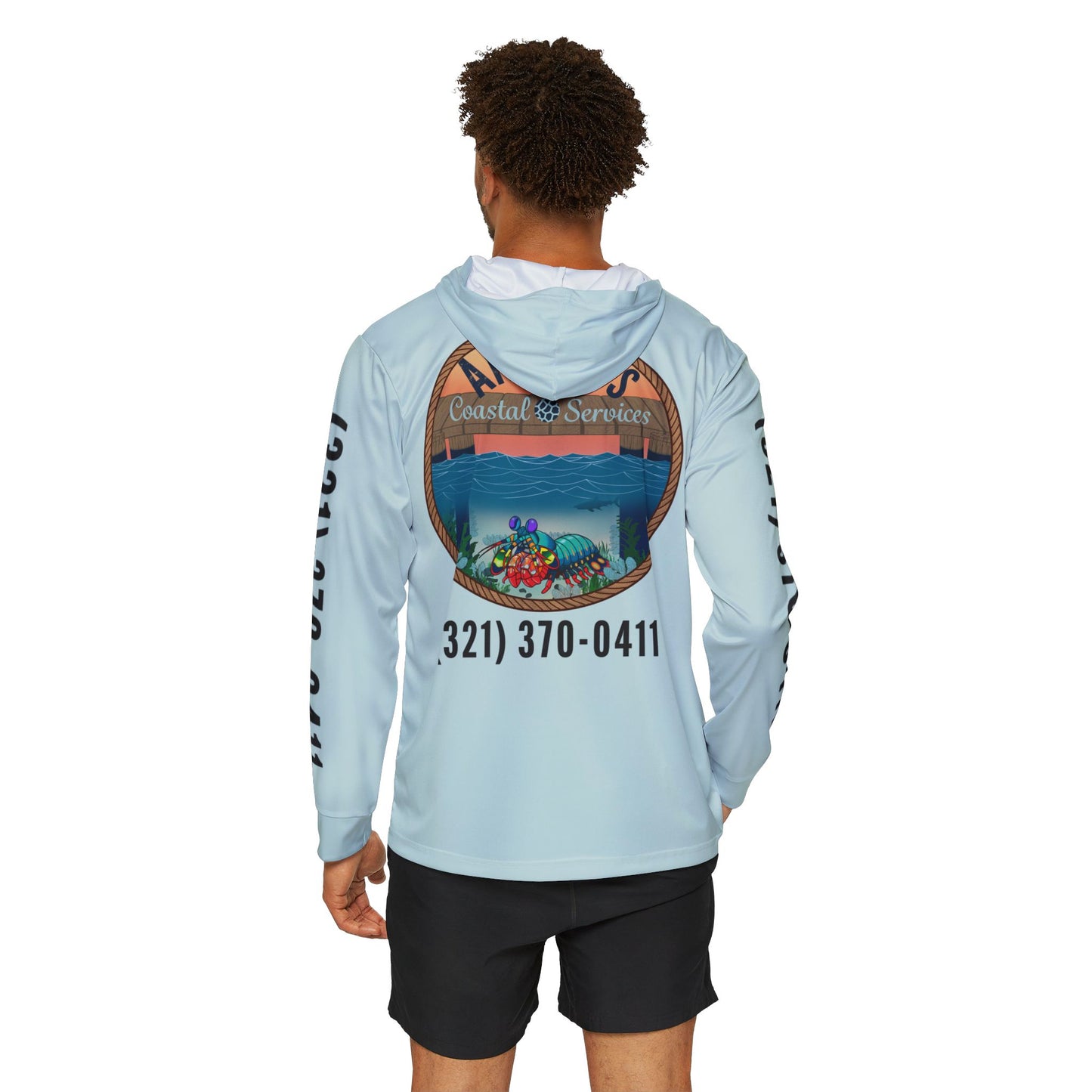 Sports Warmup Hoodie - Full Image Logo