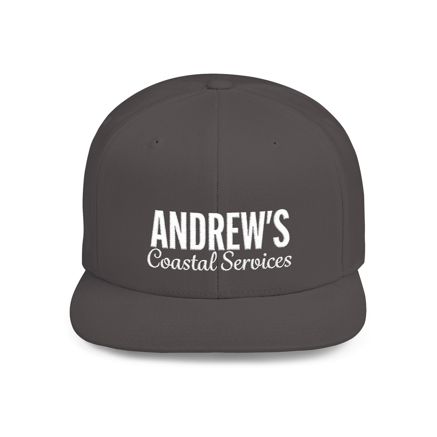 Flat Bill Snapback - Main Logo Text
