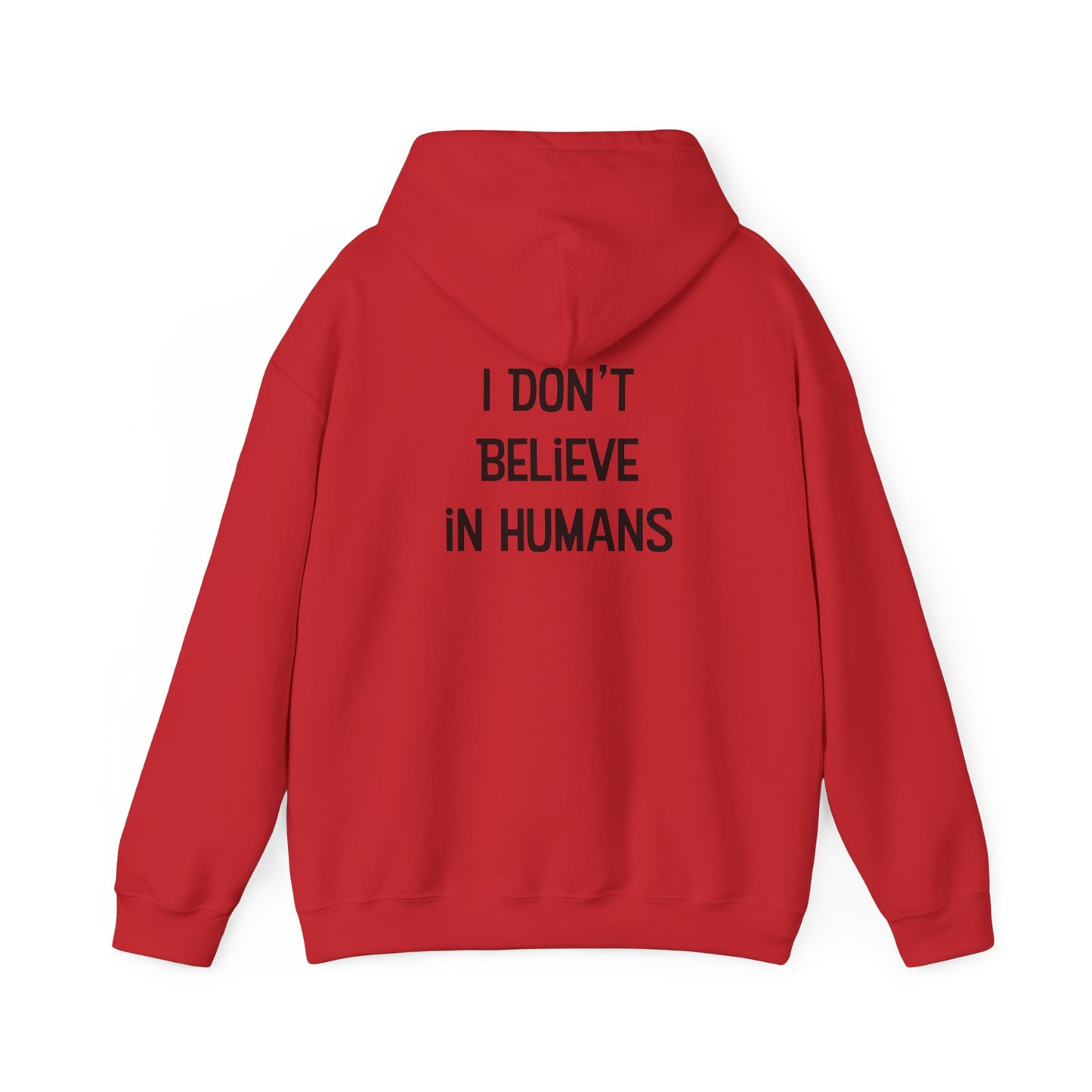 Bigfoot: I Don't Believe in Humans Unisex Heavy Blend™ Hoodie Sweatshirt