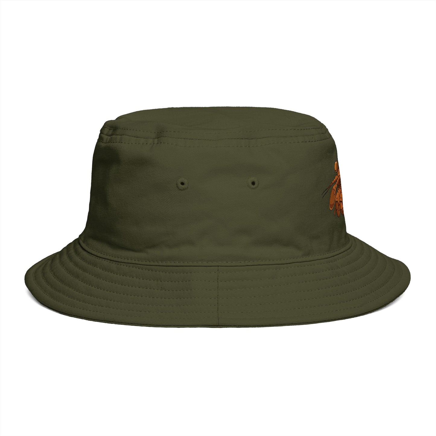 Bucket Hat, Wood Shrimp Mascot