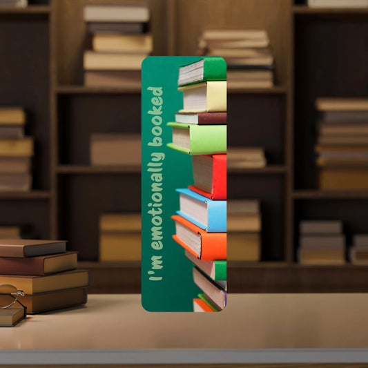 Emotionally Booked 2"x6" Matte Bookmark