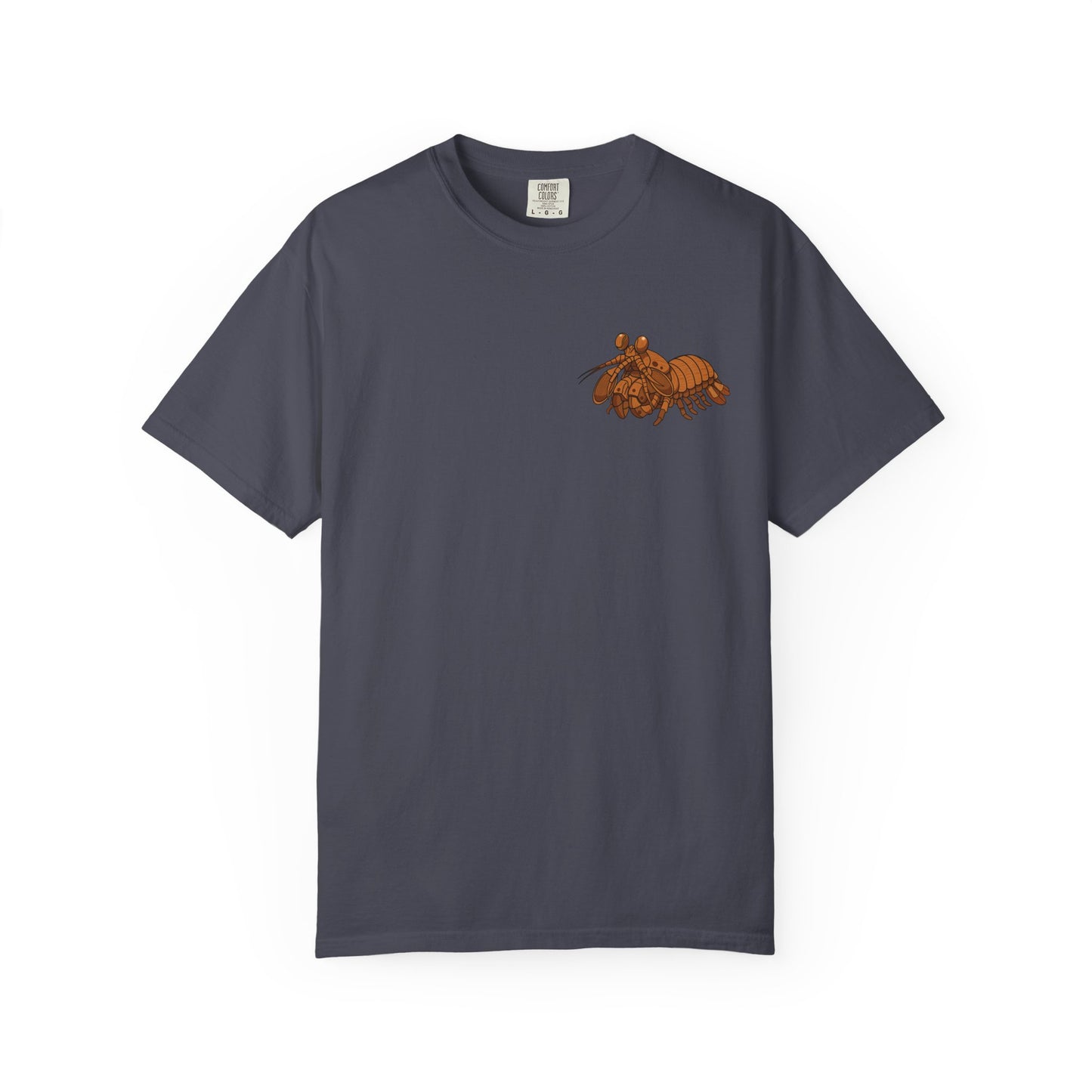 Unisex Garment-Dyed T-shirt - Full Image with Wooden Shrimp