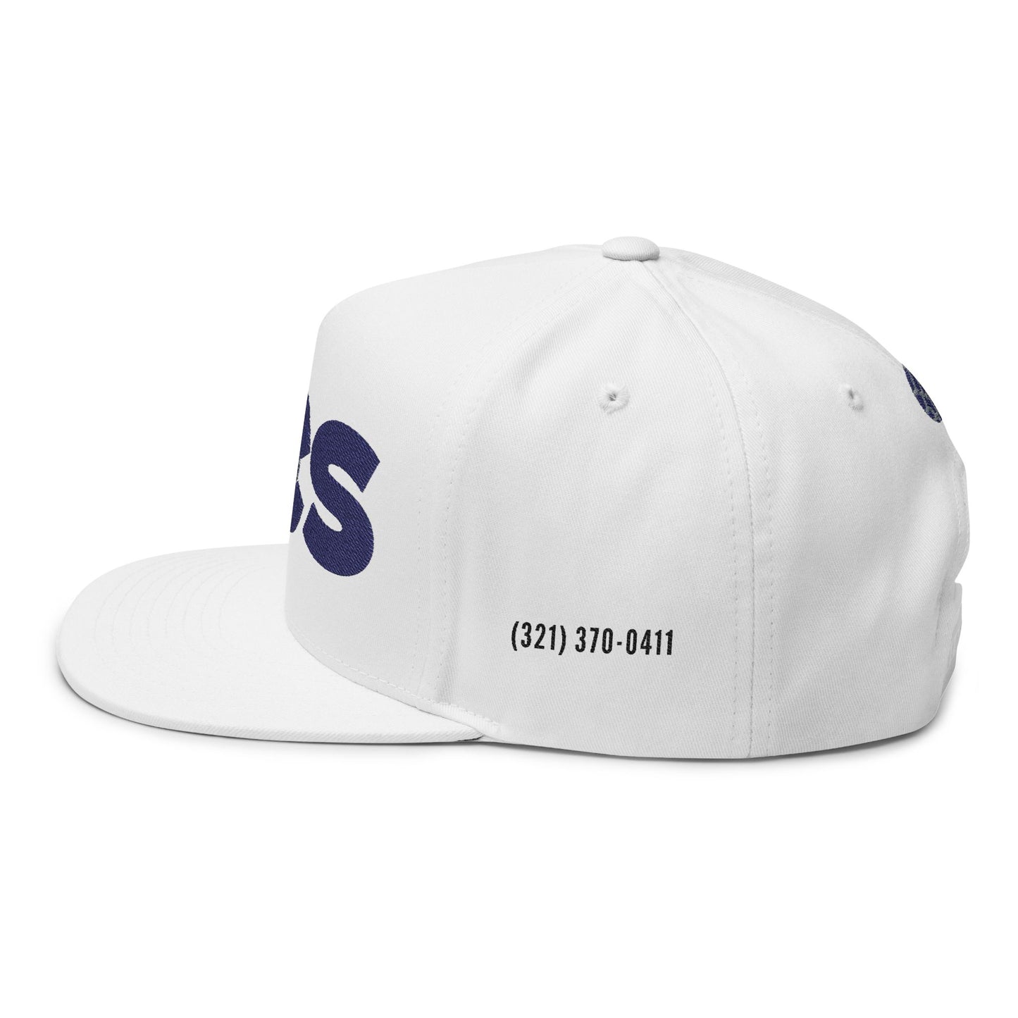 Flat Bill Cap (Embroidery)