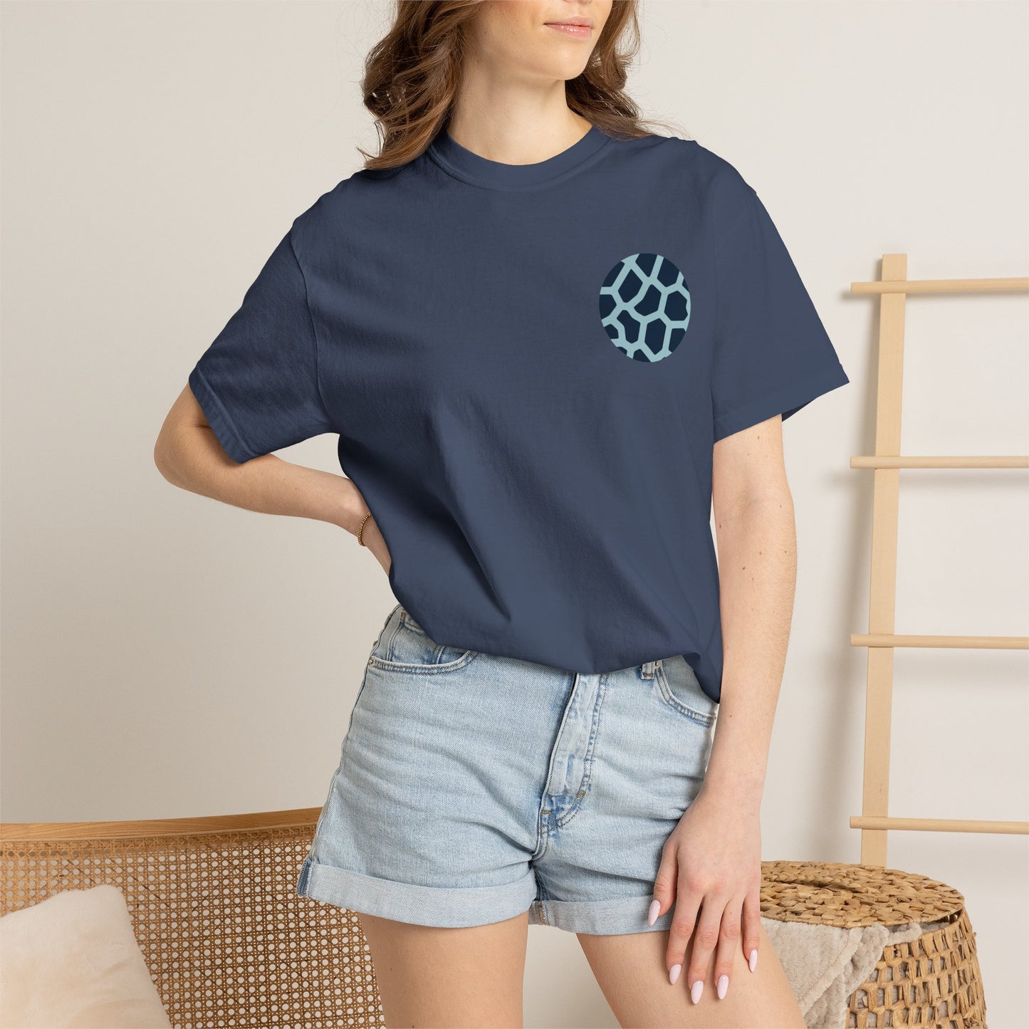 Unisex Garment-Dyed T-shirt - Full Image with Submark