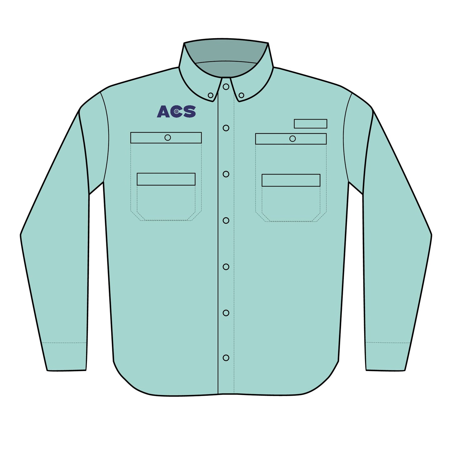 Men's PFG Tamiami™ II Shirt (Embroidery), Initials Submark