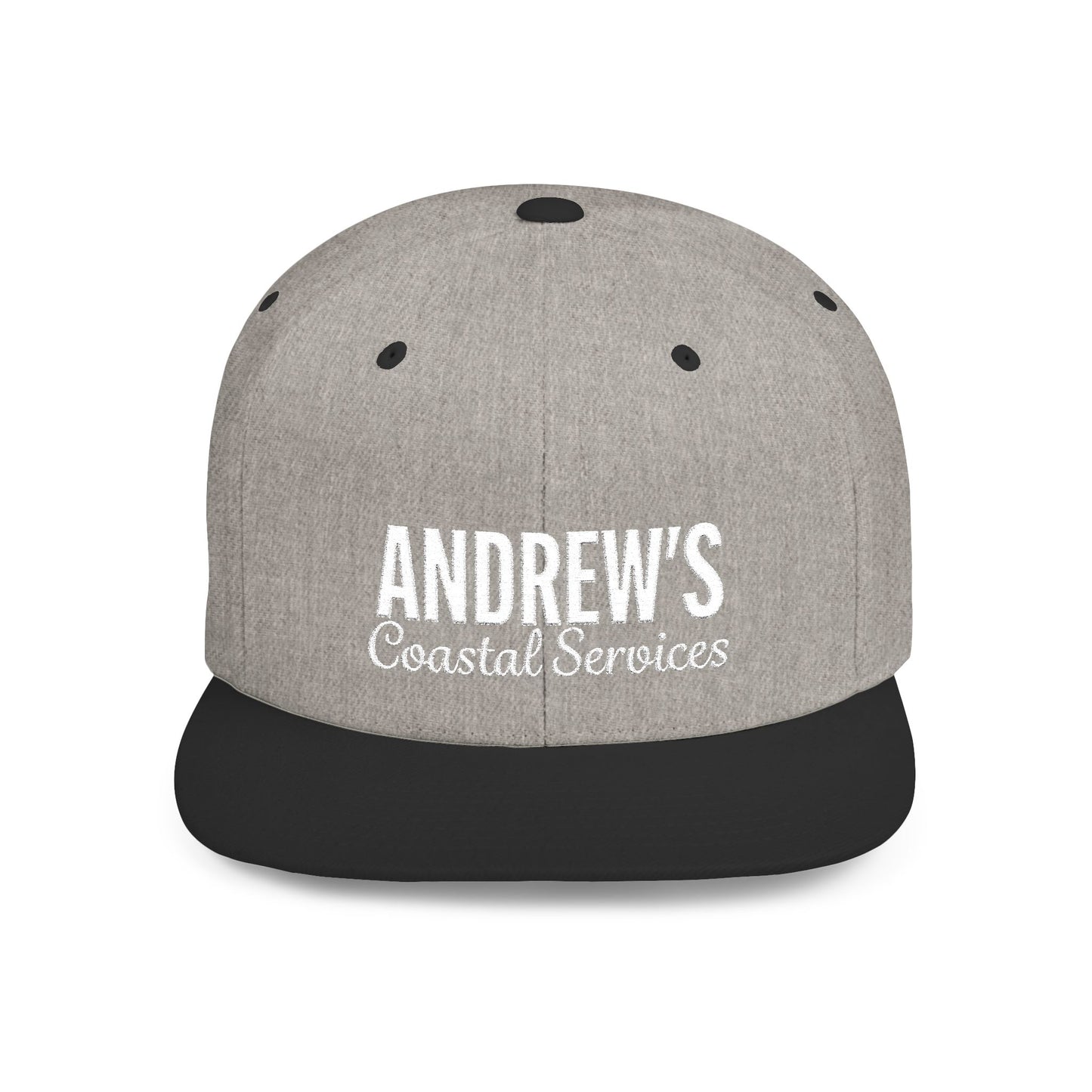 Flat Bill Snapback - Main Logo Text