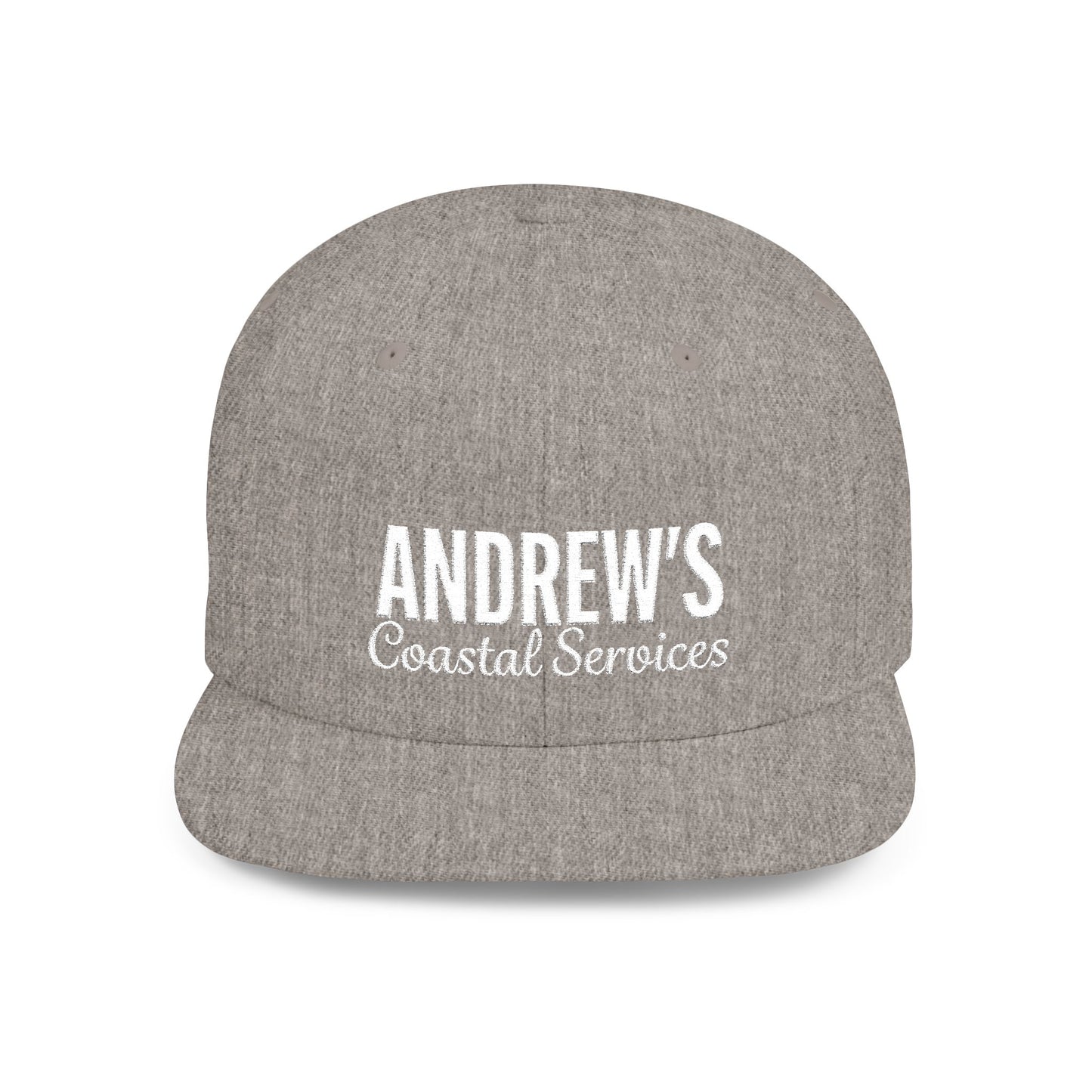 Flat Bill Snapback - Main Logo Text
