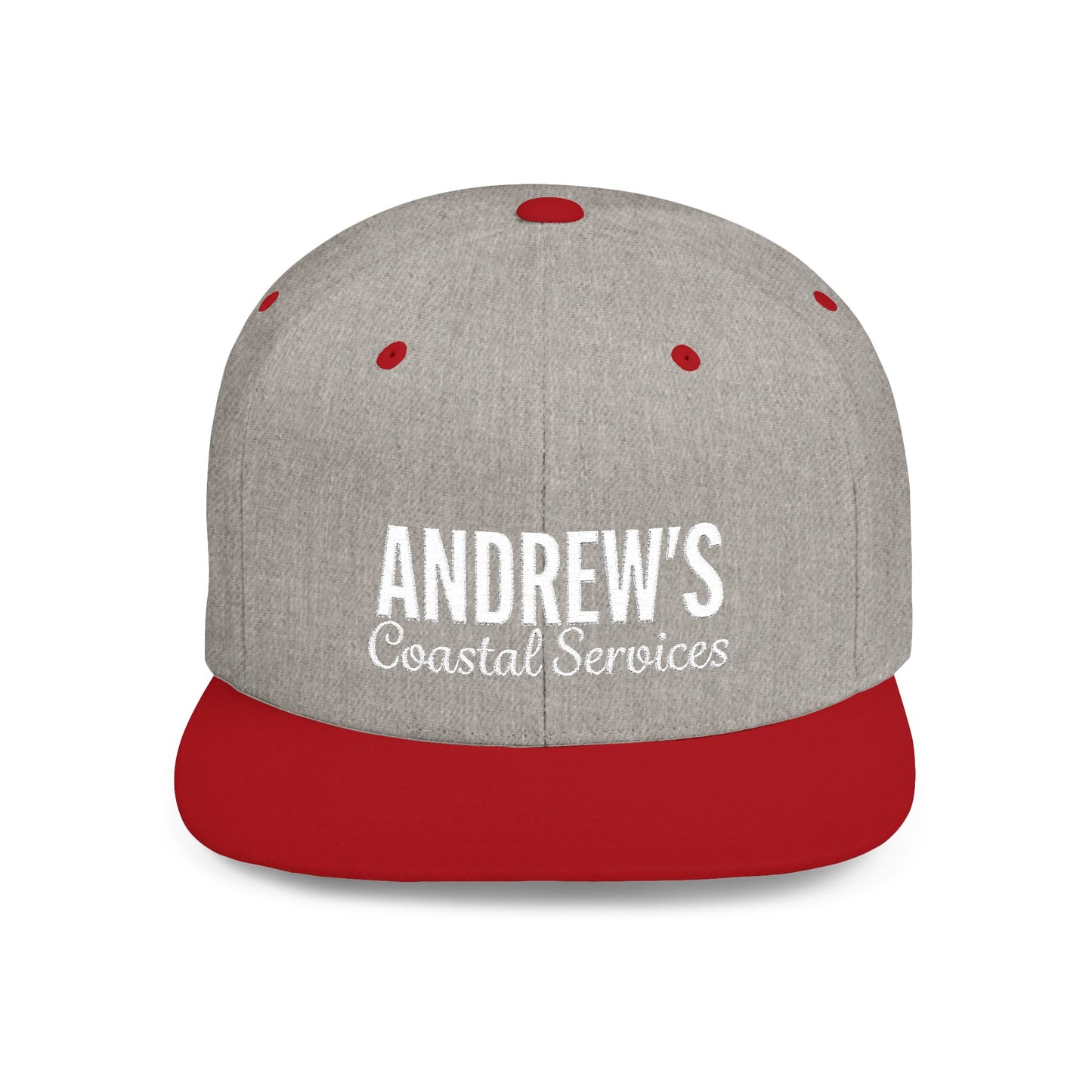Flat Bill Snapback - Main Logo Text