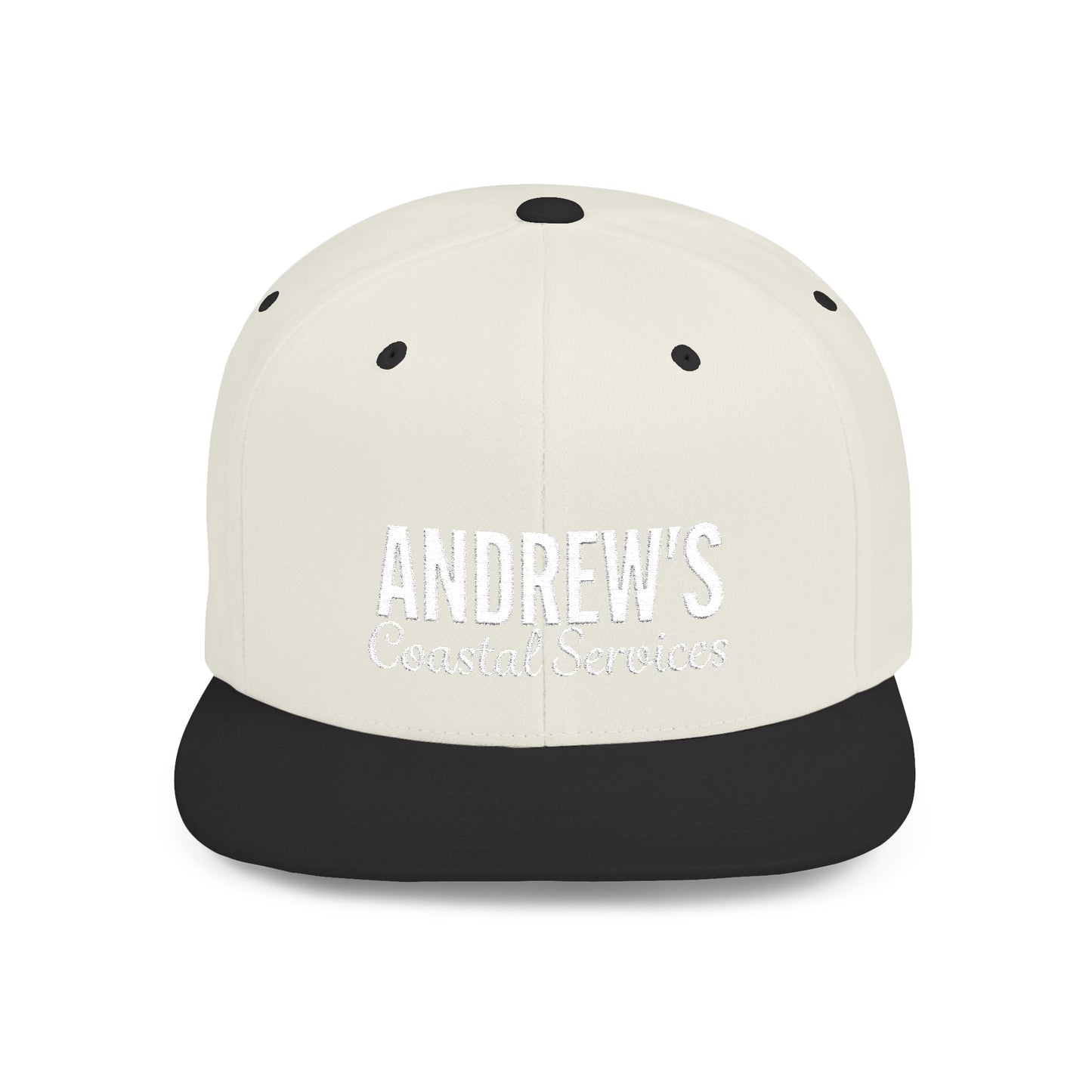 Flat Bill Snapback - Main Logo Text