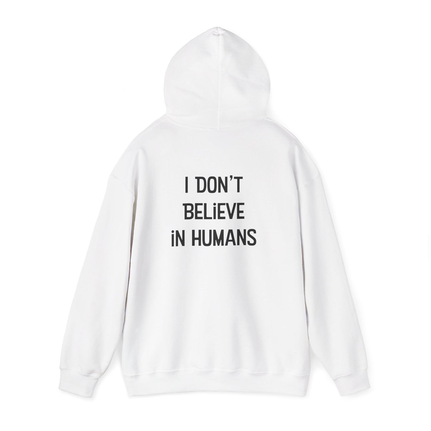 Bigfoot: I Don't Believe in Humans Unisex Heavy Blend™ Hoodie Sweatshirt