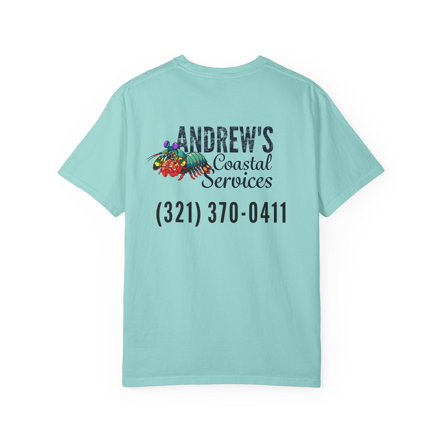 Unisex Garment-Dyed T-shirt - Three Line Alt Logo