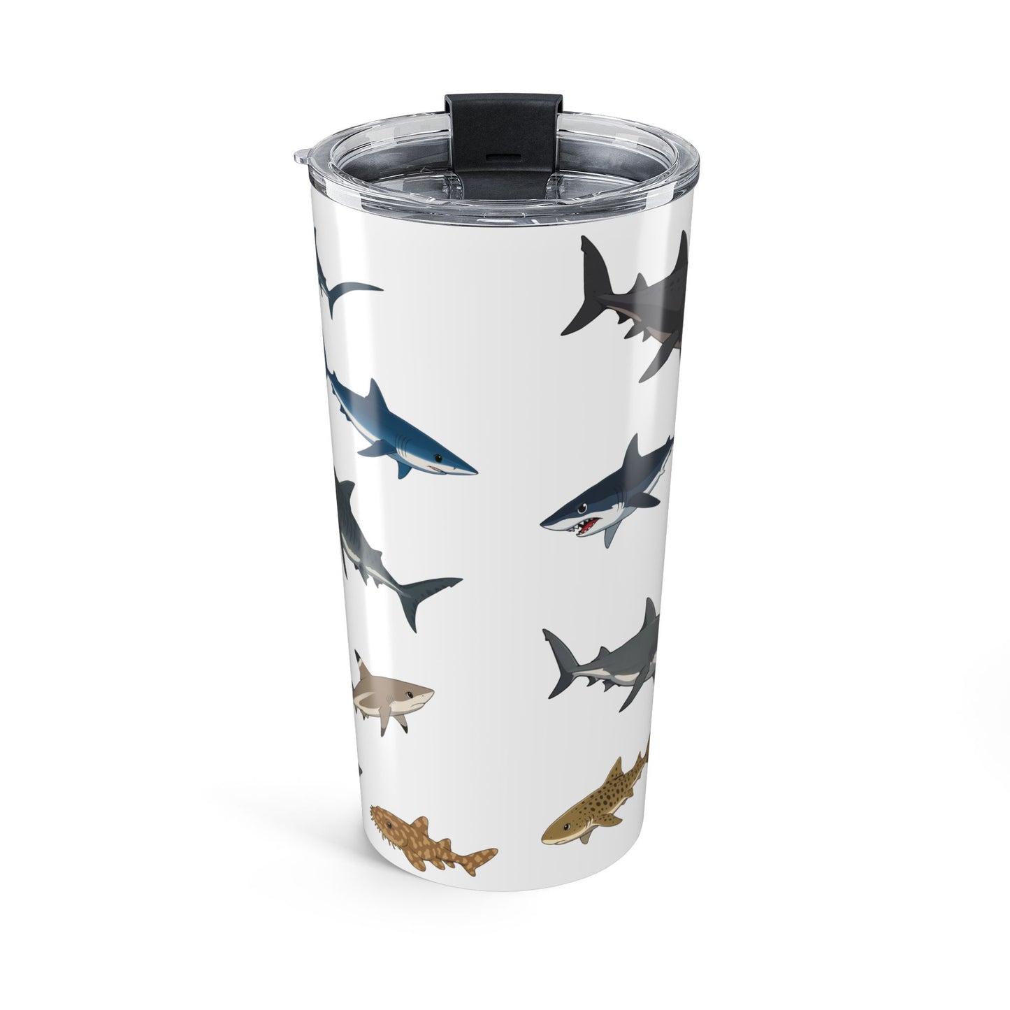 Ocean-Inspired Shark Tumbler 20oz - Perfect for Beach Lovers, Gifts for Marine Life Enthusiasts, Travel Mug for Summer Adventures, [...]