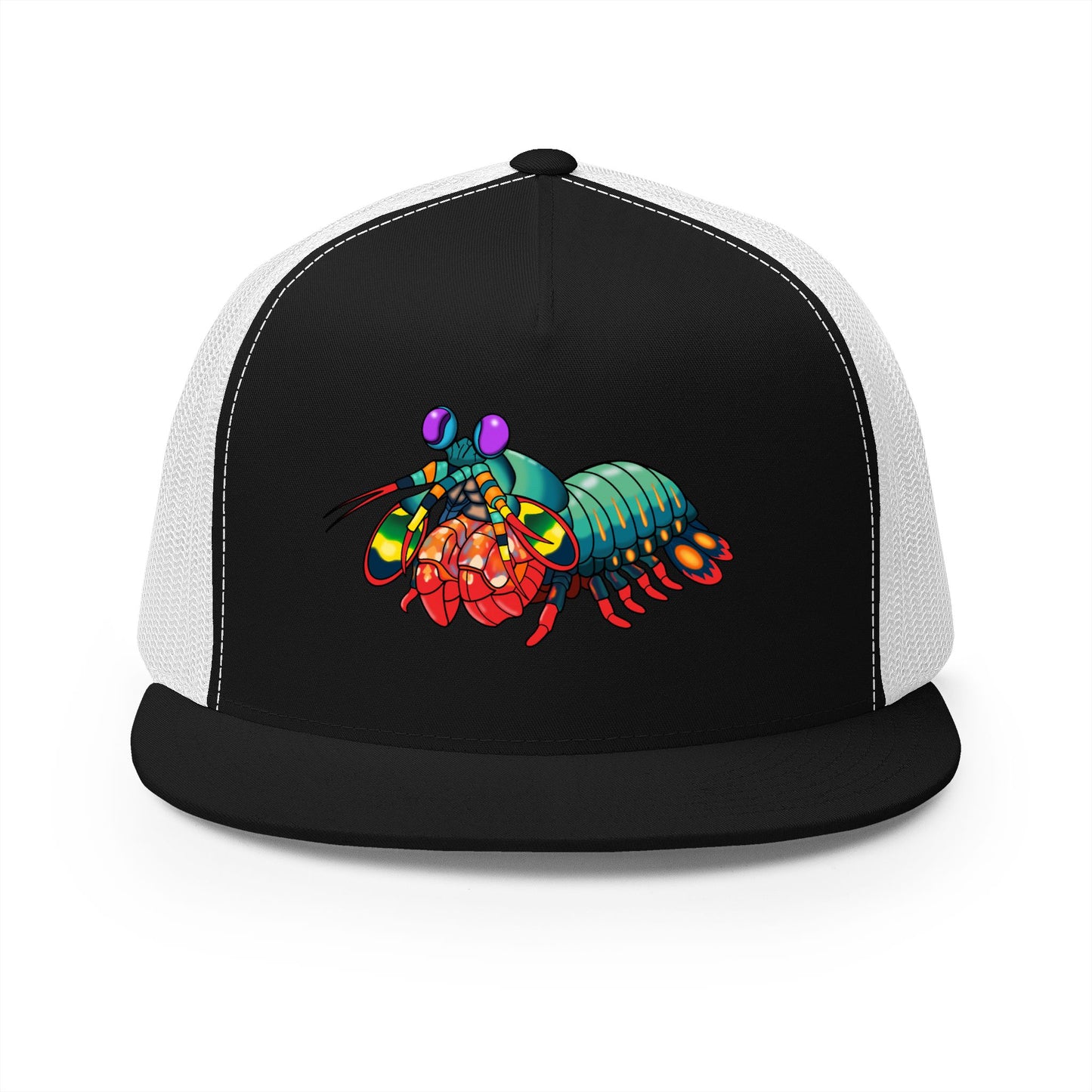 5 Panel Trucker Cap - Colored Shrimp