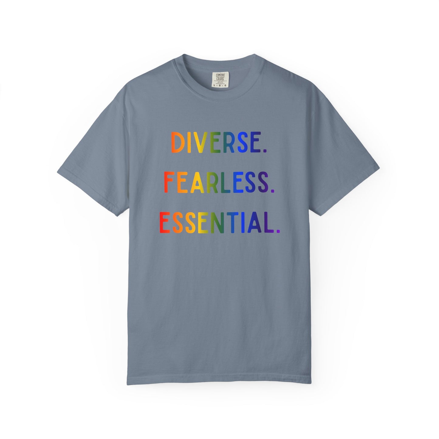 Diverse. Fearless. Essential. Pride Shark Shirt