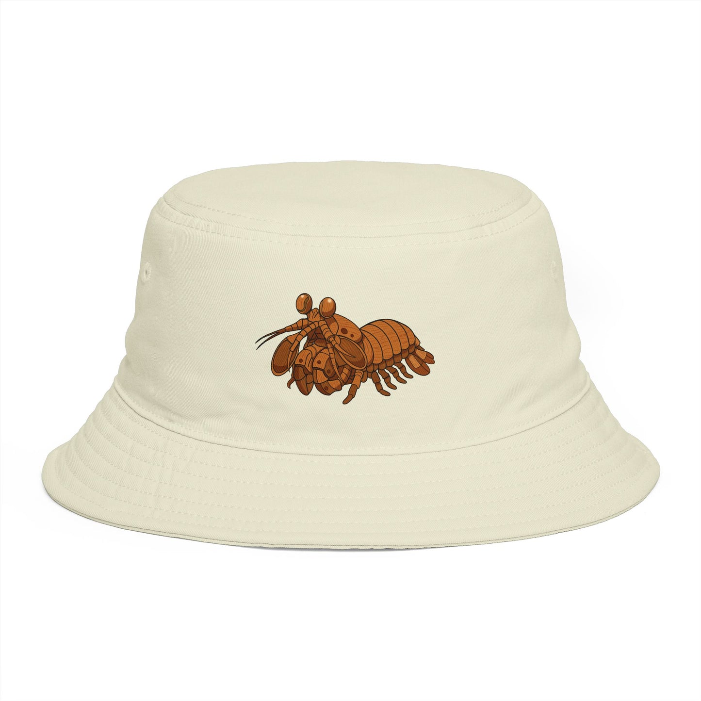 Bucket Hat, Wood Shrimp Mascot