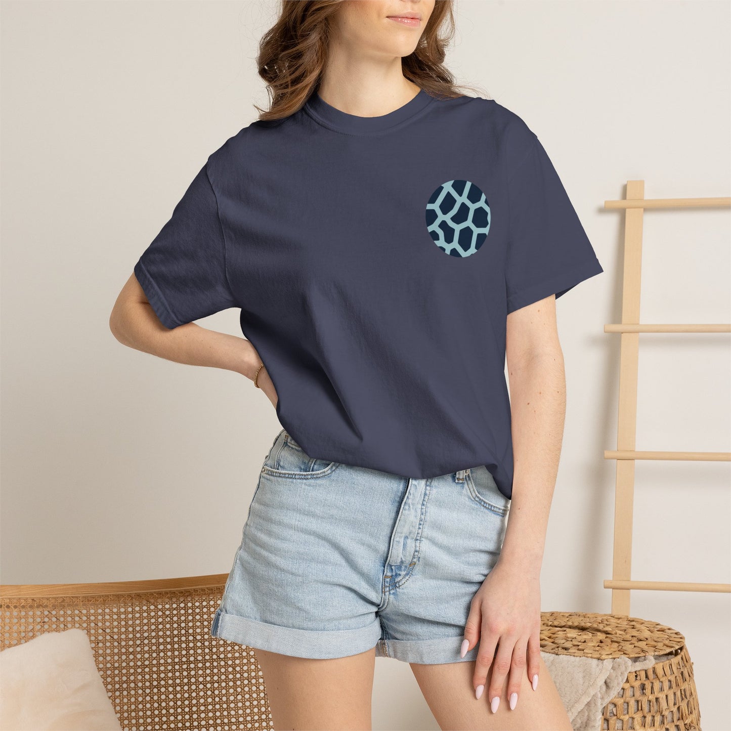 Unisex Garment-Dyed T-shirt - Full Image with Submark