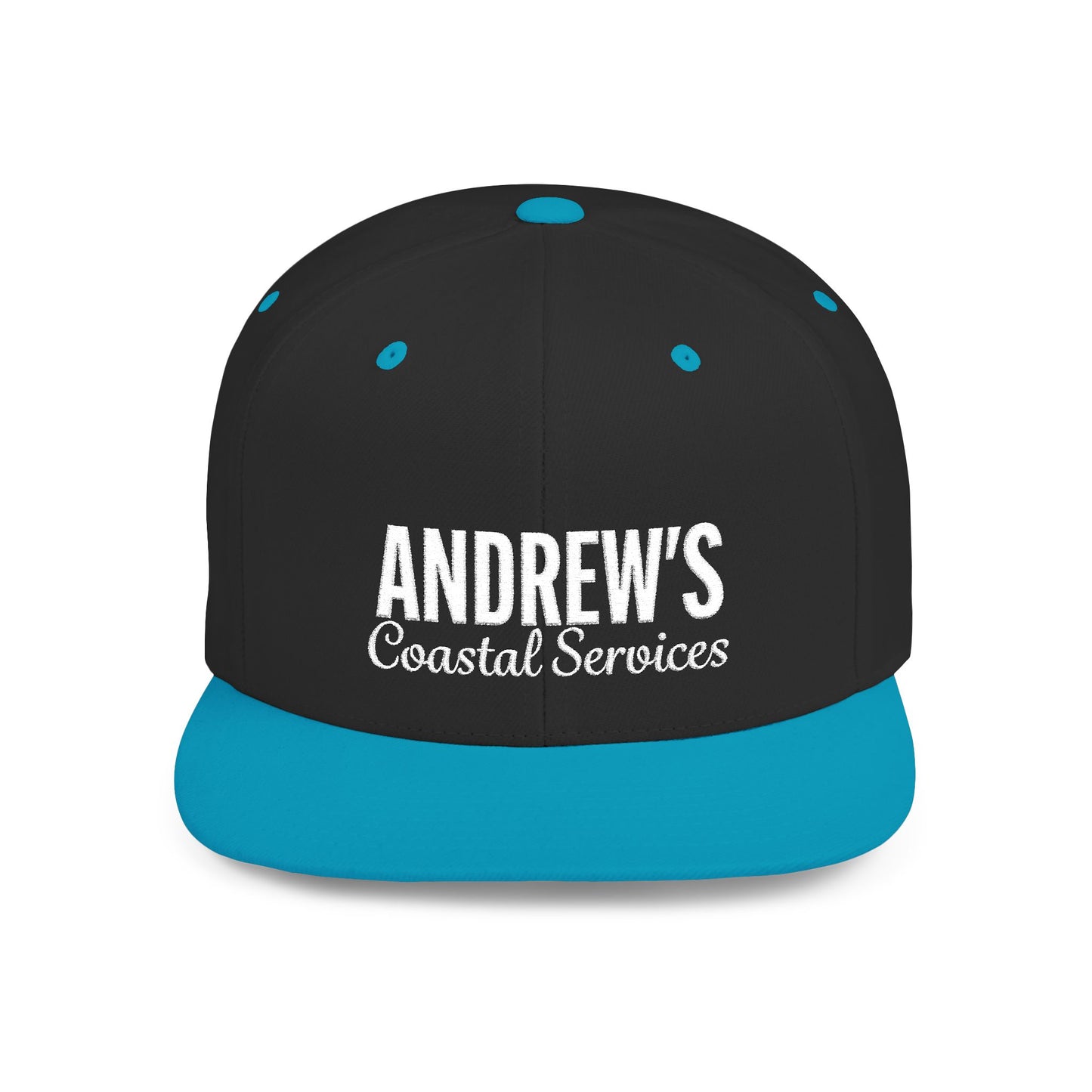Flat Bill Snapback - Main Logo Text