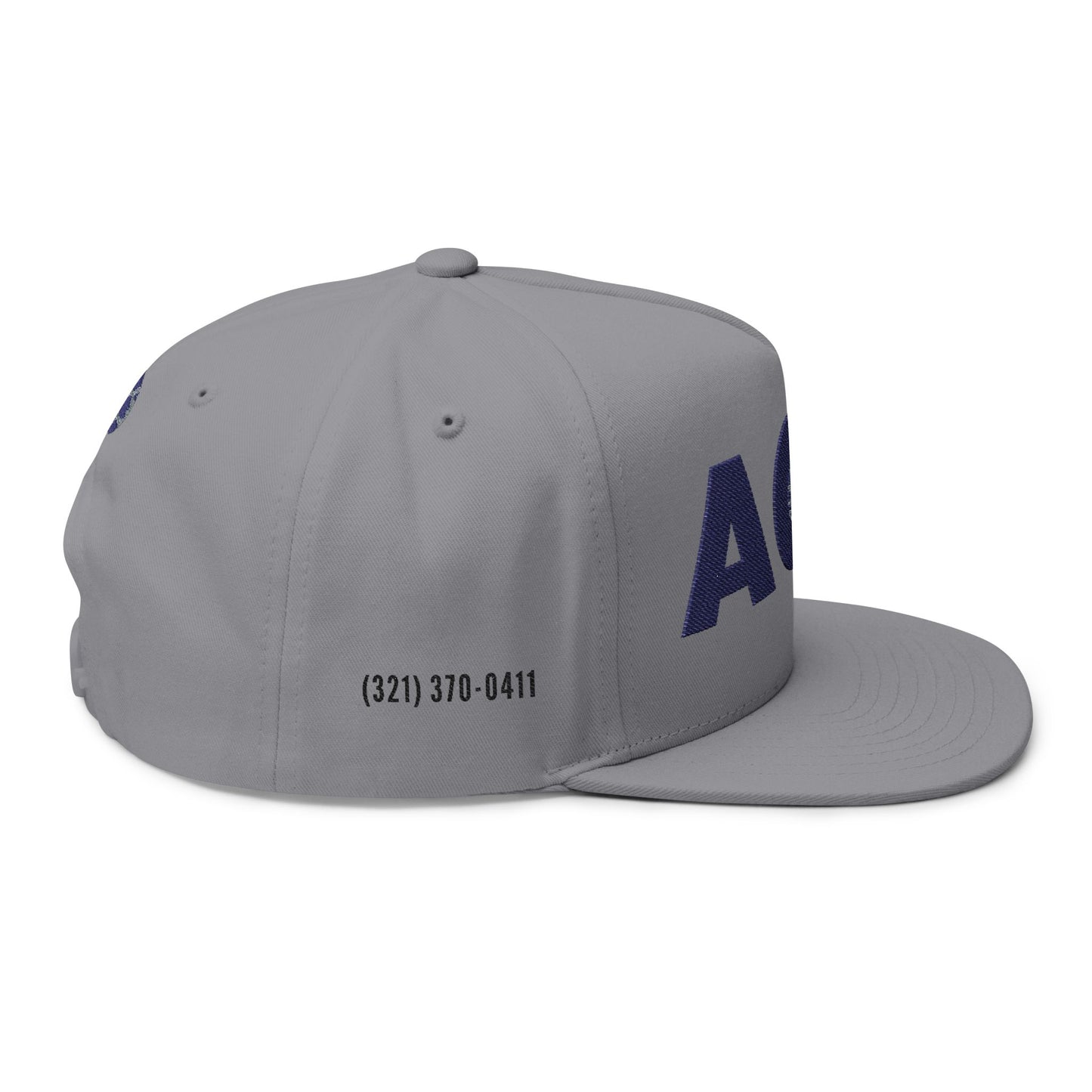 Flat Bill Cap (Embroidery)