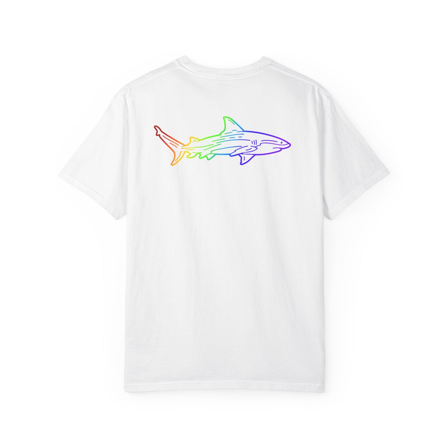 Diverse. Fearless. Essential. Pride Shark Shirt
