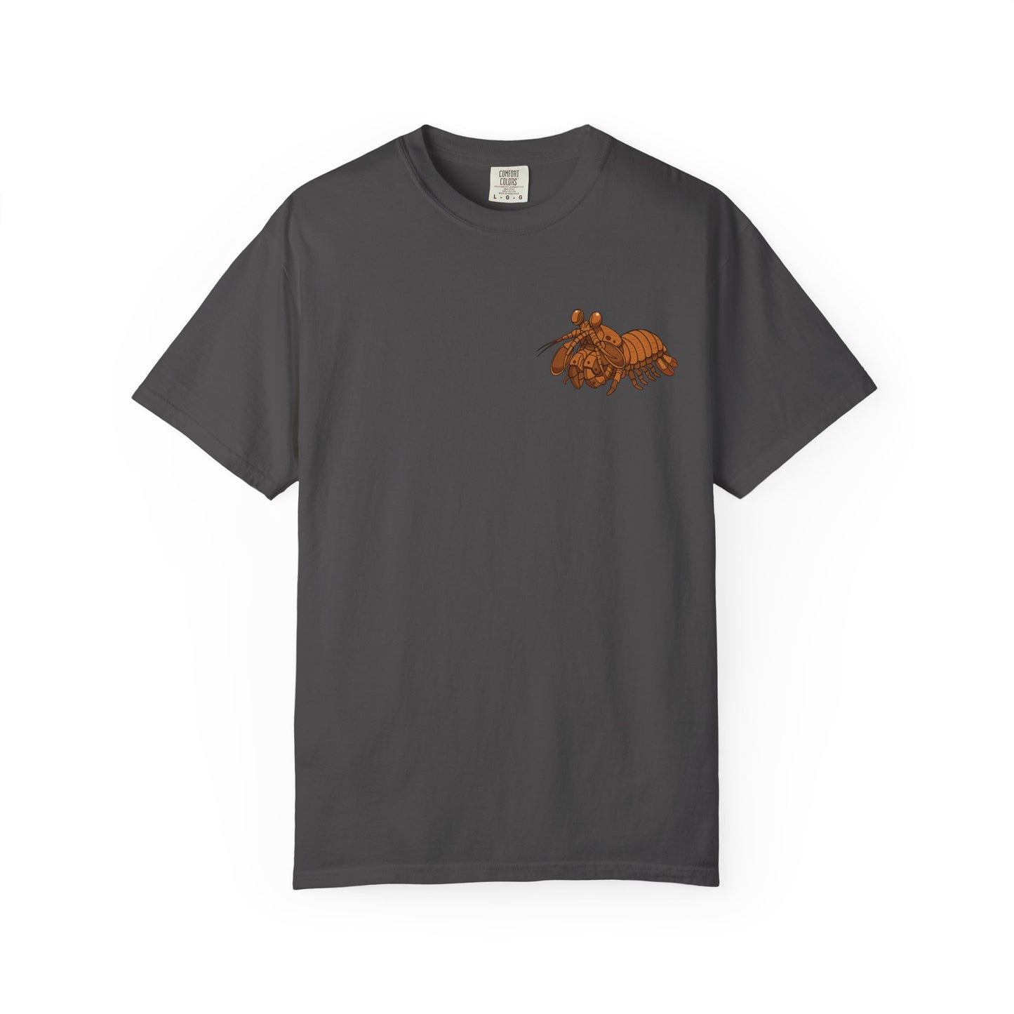 Unisex Garment-Dyed T-shirt - Full Image with Wooden Shrimp