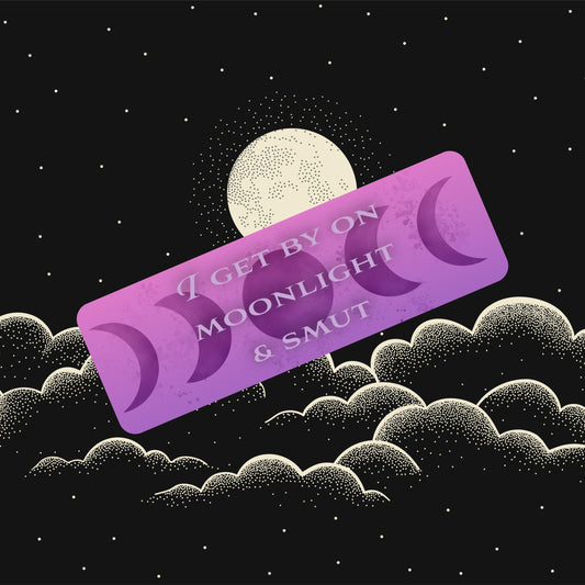 Moonlight & Smut 2"x6" Glossy Bookmark