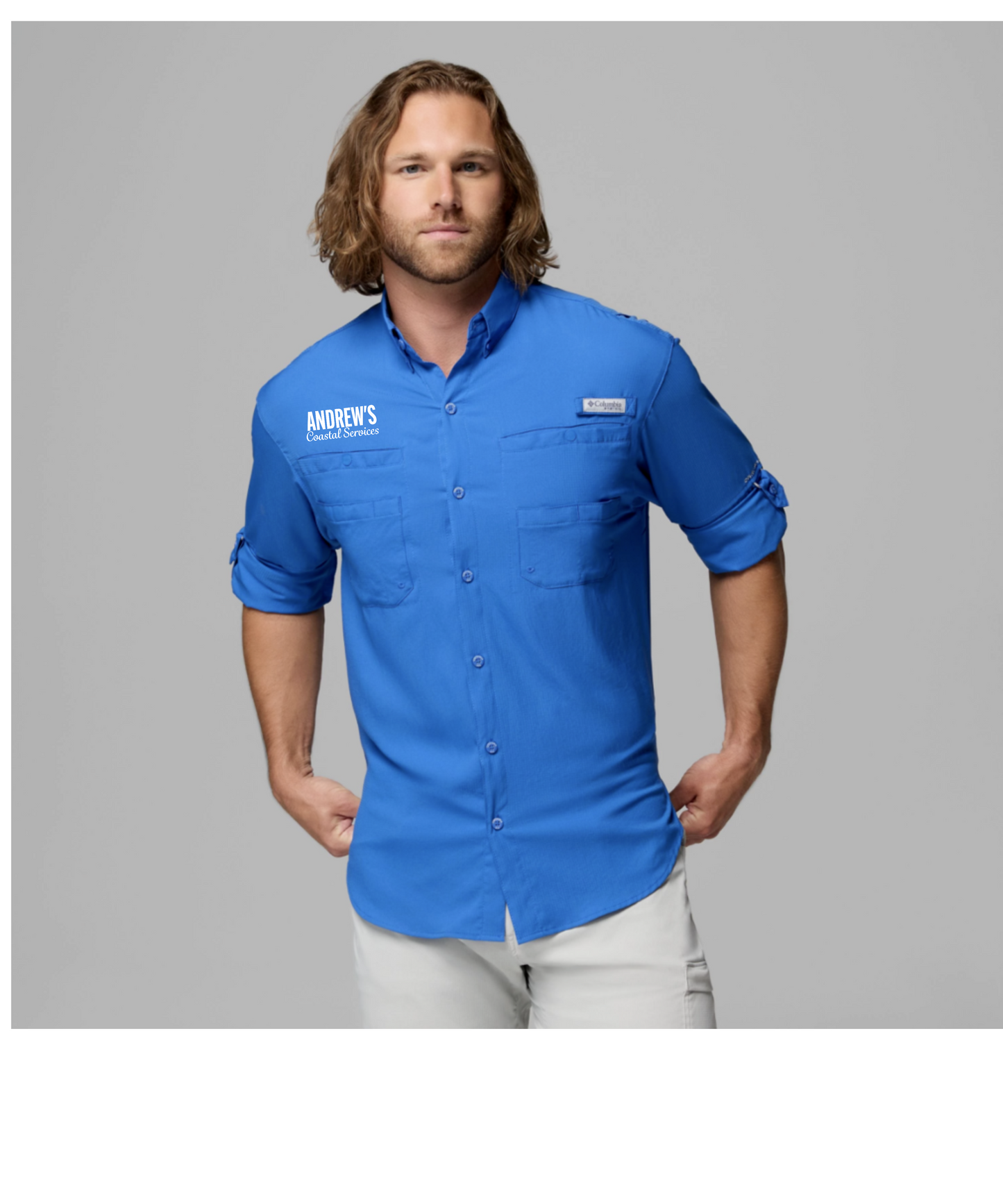 Men's PFG Tamiami™ II Shirt (Embroidery) - Logo Text