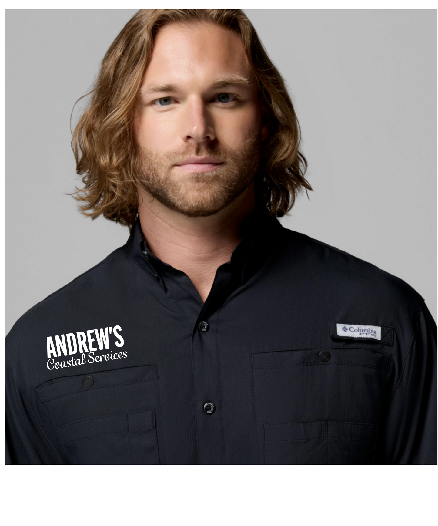 Men's PFG Tamiami™ II Shirt (Embroidery) - Logo Text