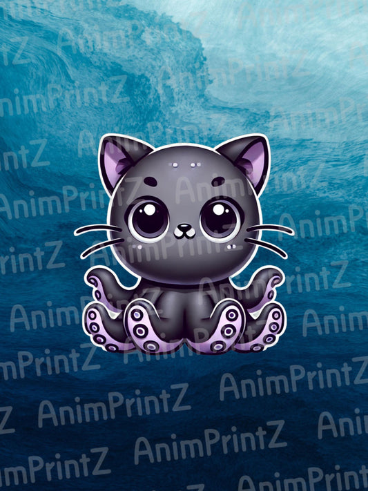 Octocat Glossy Vinyl Sticker