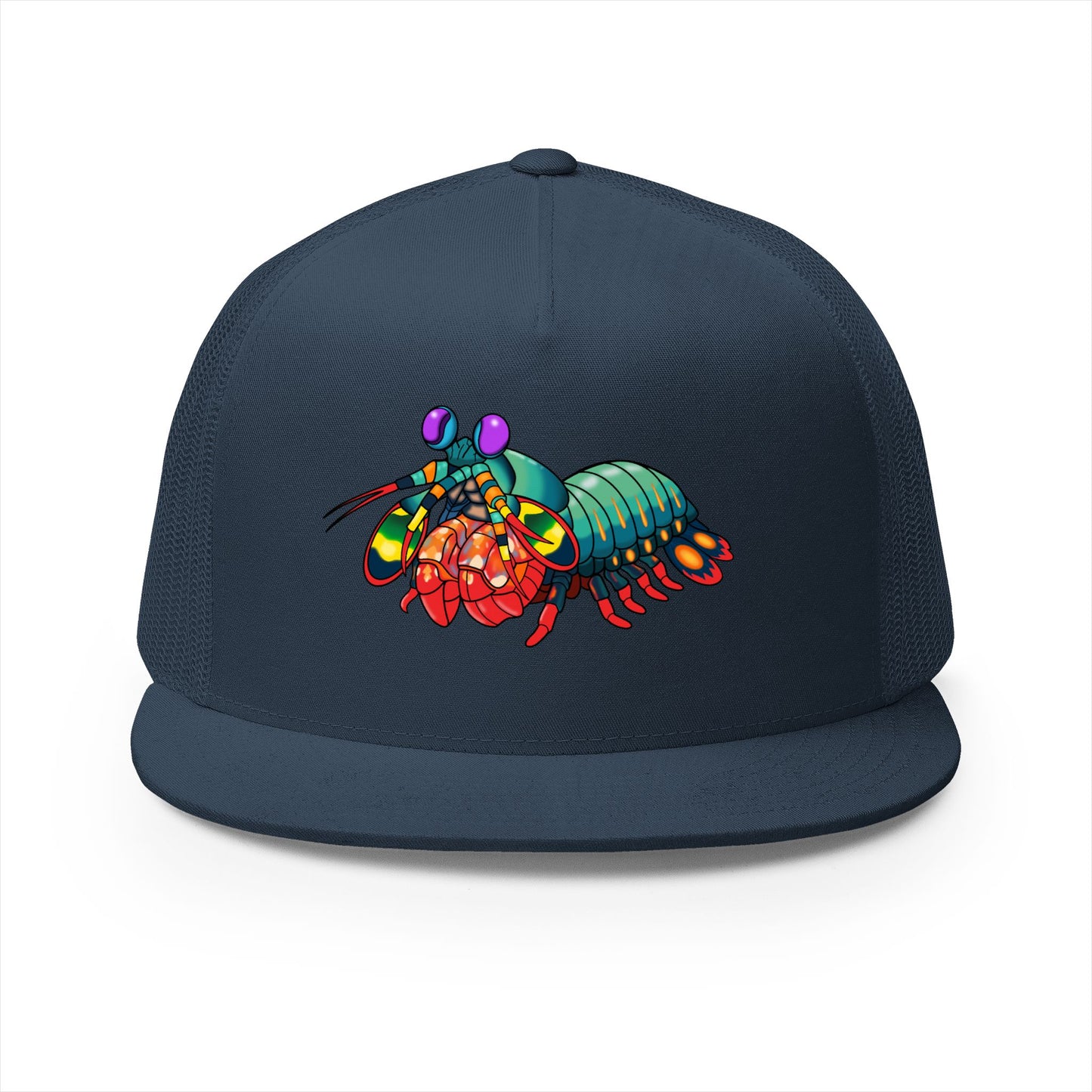 5 Panel Trucker Cap - Colored Shrimp