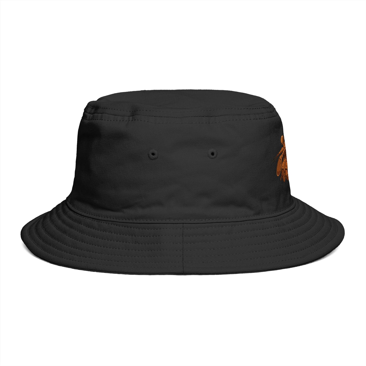 Bucket Hat, Wood Shrimp Mascot