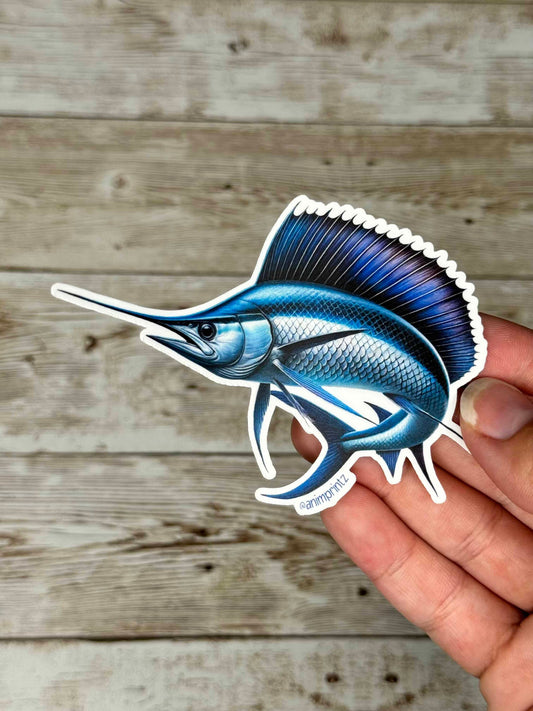 Sailfish Matte Vinyl Sticker