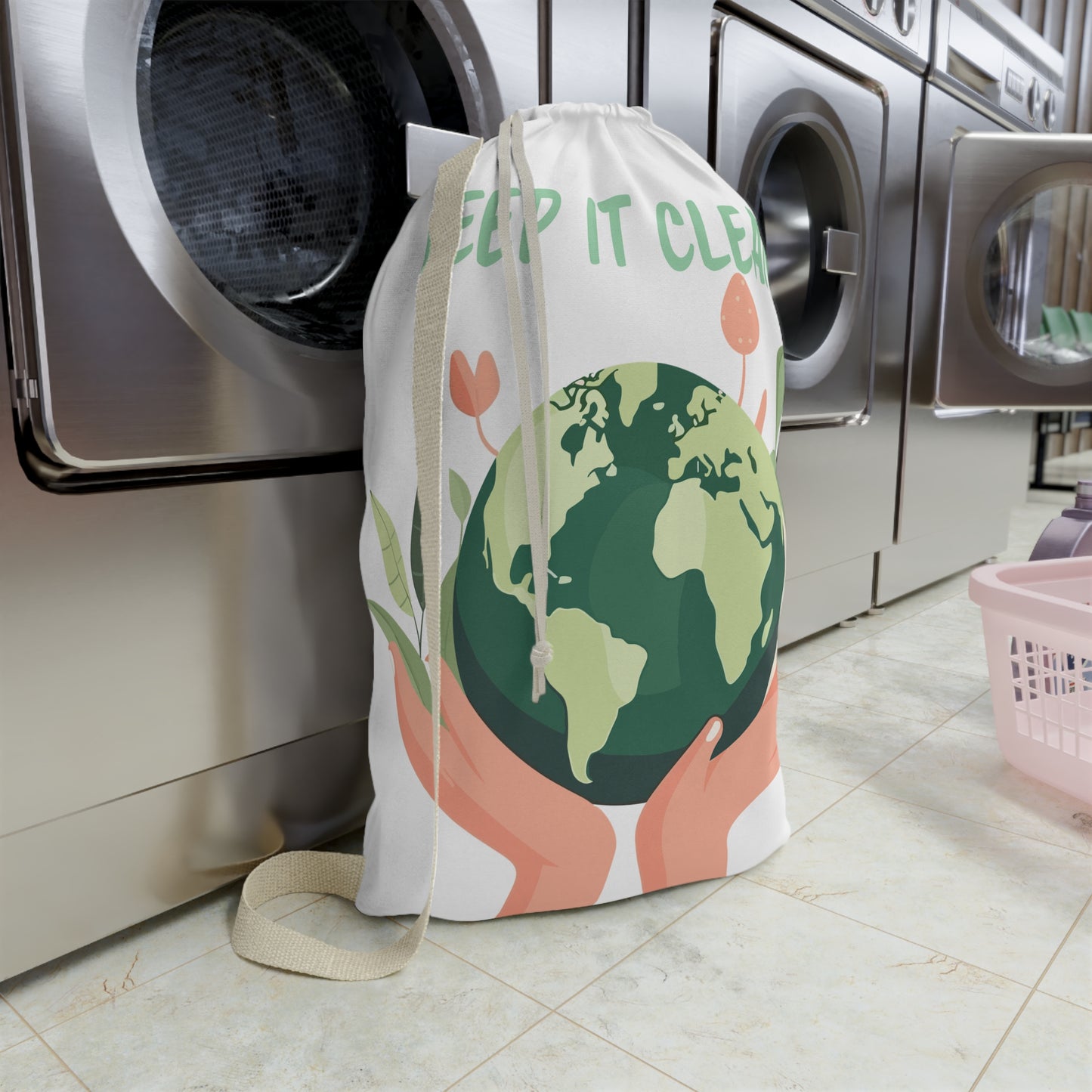 Eco-Friendly Laundry Bag - Keep It Clean! Perfect for Home, Gifts, College Students, Earth Day, Organizing