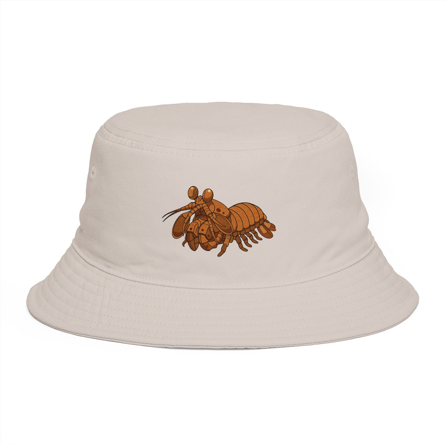 Bucket Hat, Wood Shrimp Mascot