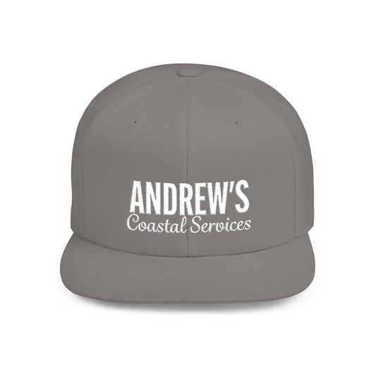 Flat Bill Snapback - Main Logo Text