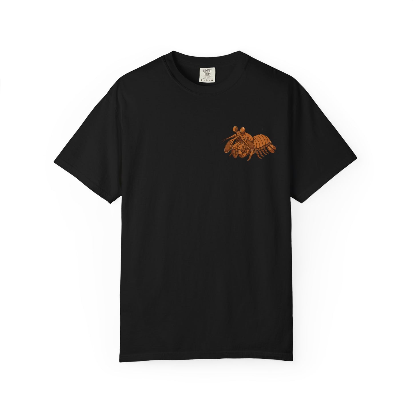 Unisex Garment-Dyed T-shirt - Full Image with Wooden Shrimp